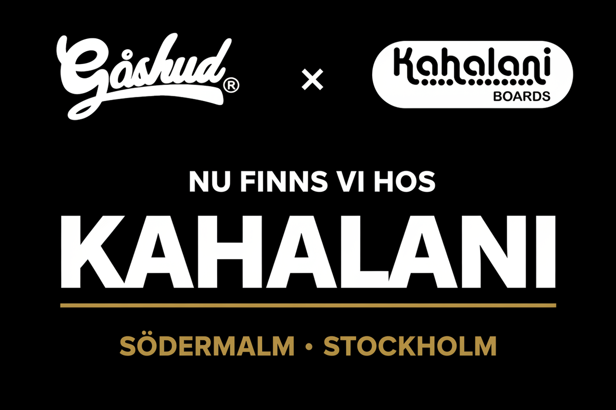 Gåshud x Kahalani banner med exakt logo