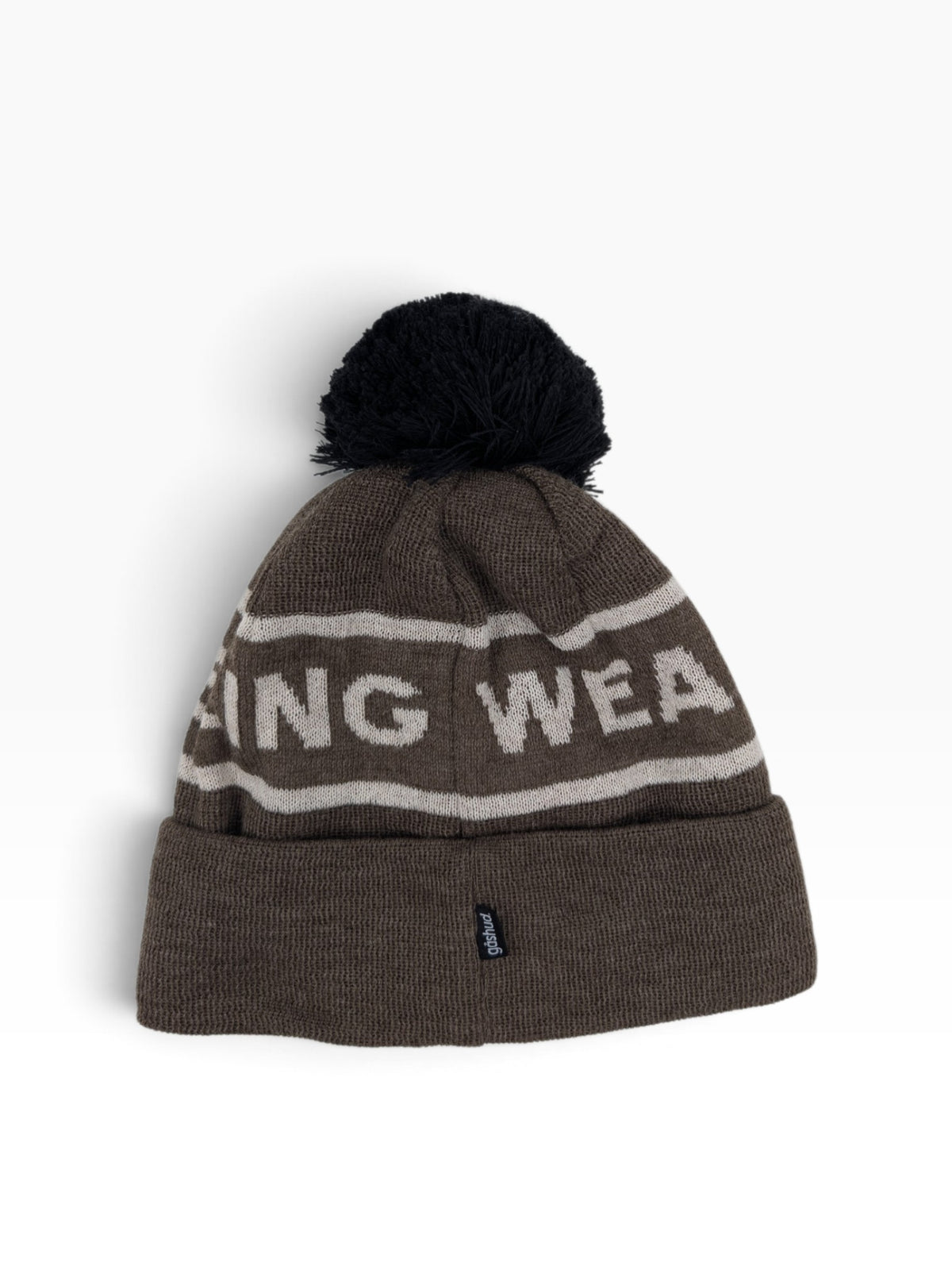 Gåshud Goosebumps Classic PomPom Beanie – Brun/Beige