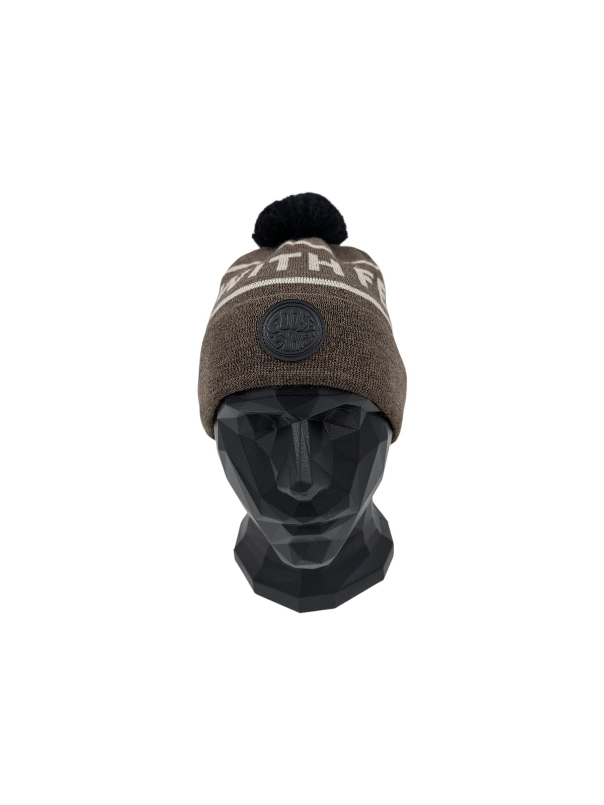 Gåshud Goosebumps Classic PomPom Beanie – Brun/Beige