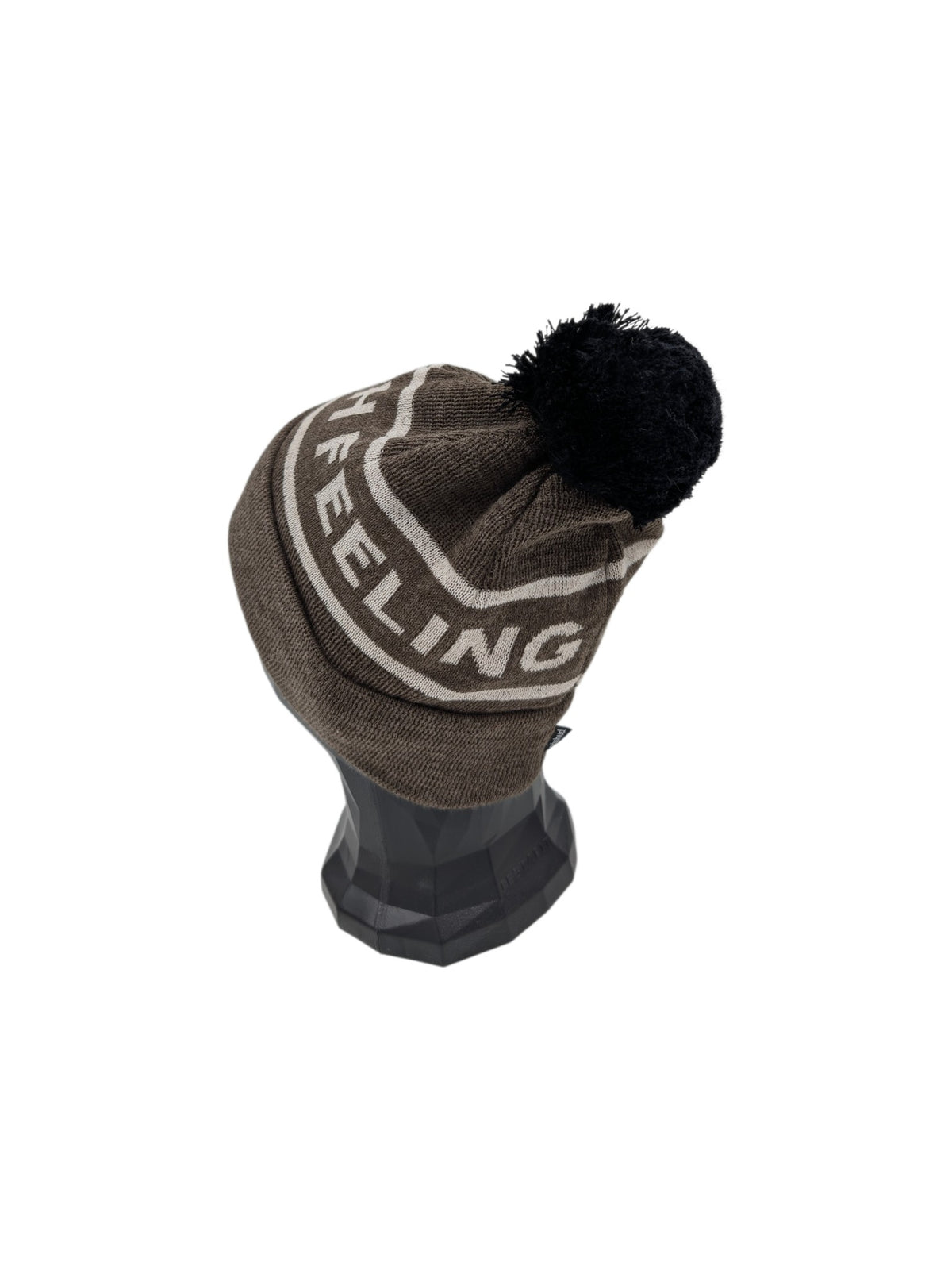 Gåshud Goosebumps Classic PomPom Beanie – Brun/Beige