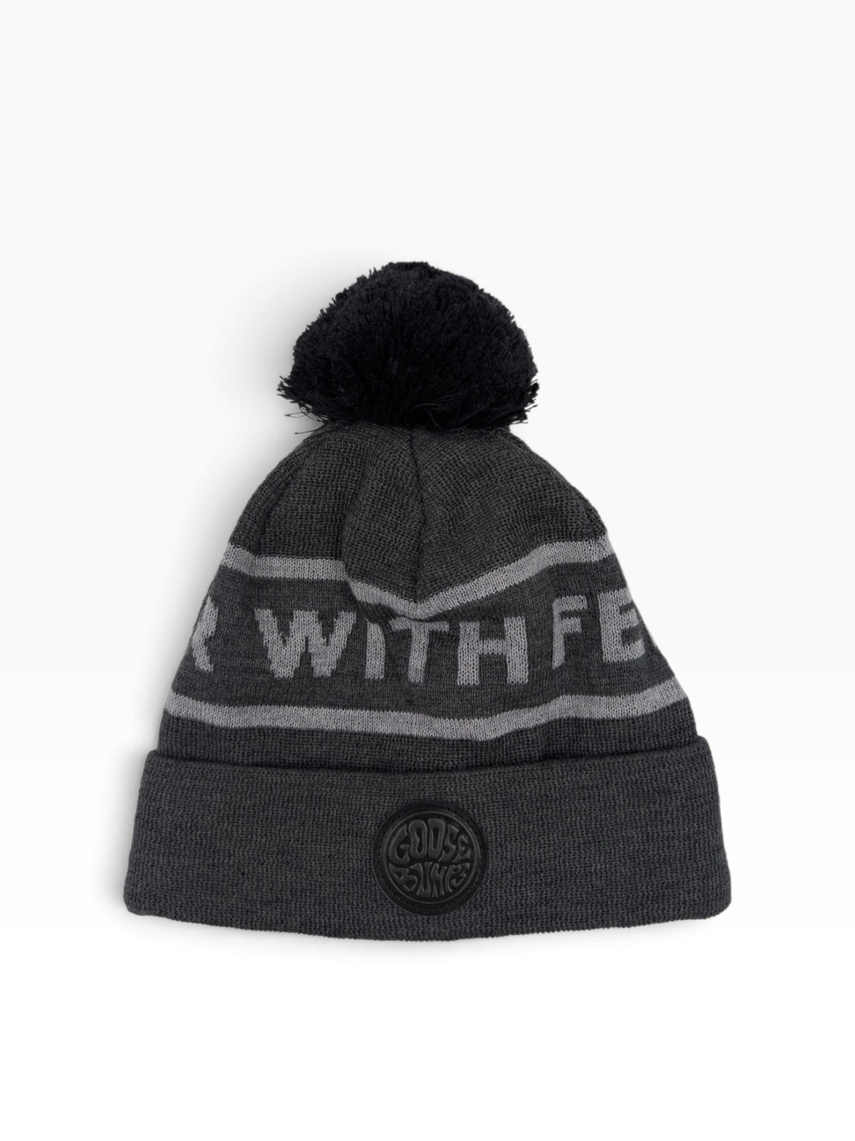 Gåshud Goosebumps Classic PomPom Beanie – Grå/Ljusgrå