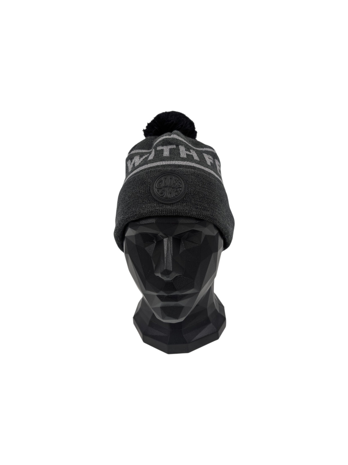 Gåshud Goosebumps Classic PomPom Beanie – Grå/Ljusgrå