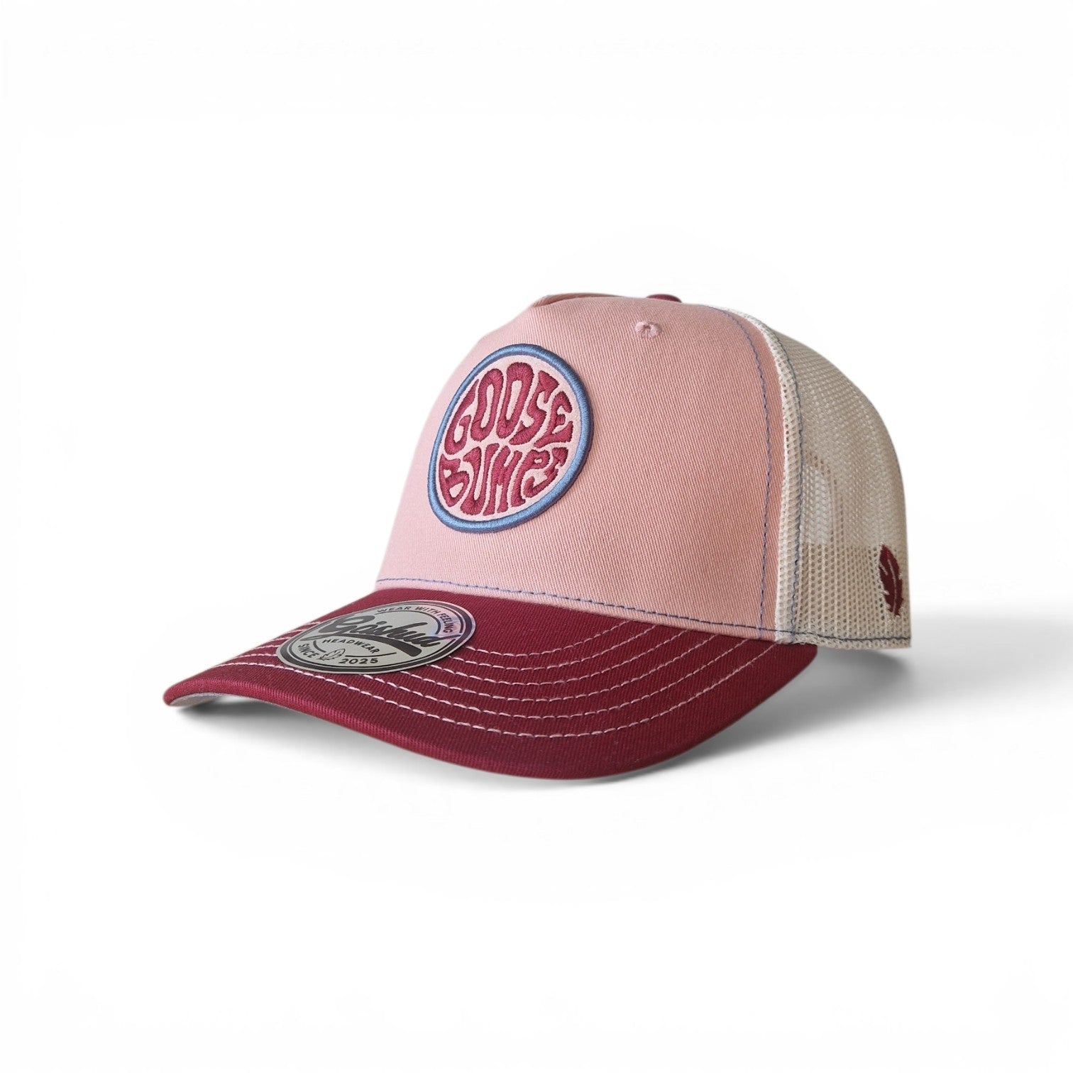 Gåshud Goosebumps A-Frame Truckerkeps – Dusty Pink