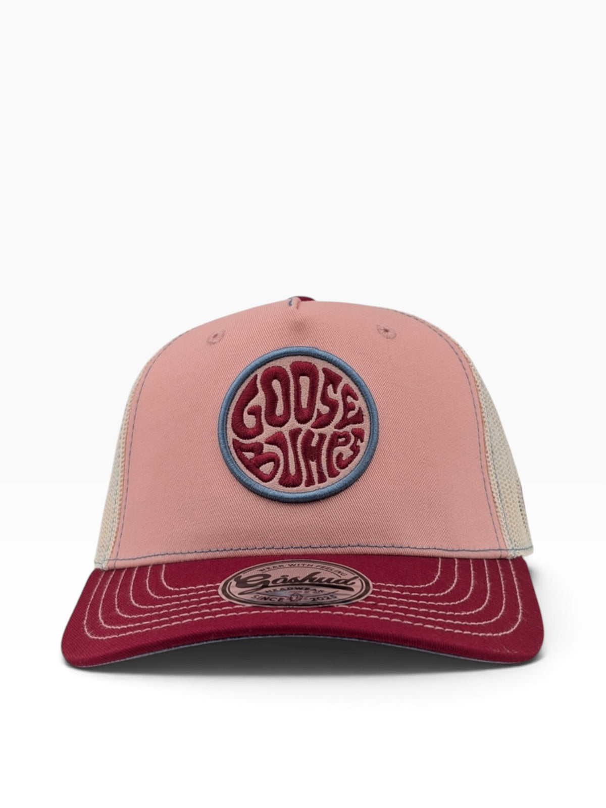 Gåshud Goosebumps A-Frame Truckerkeps – Dusty Pink