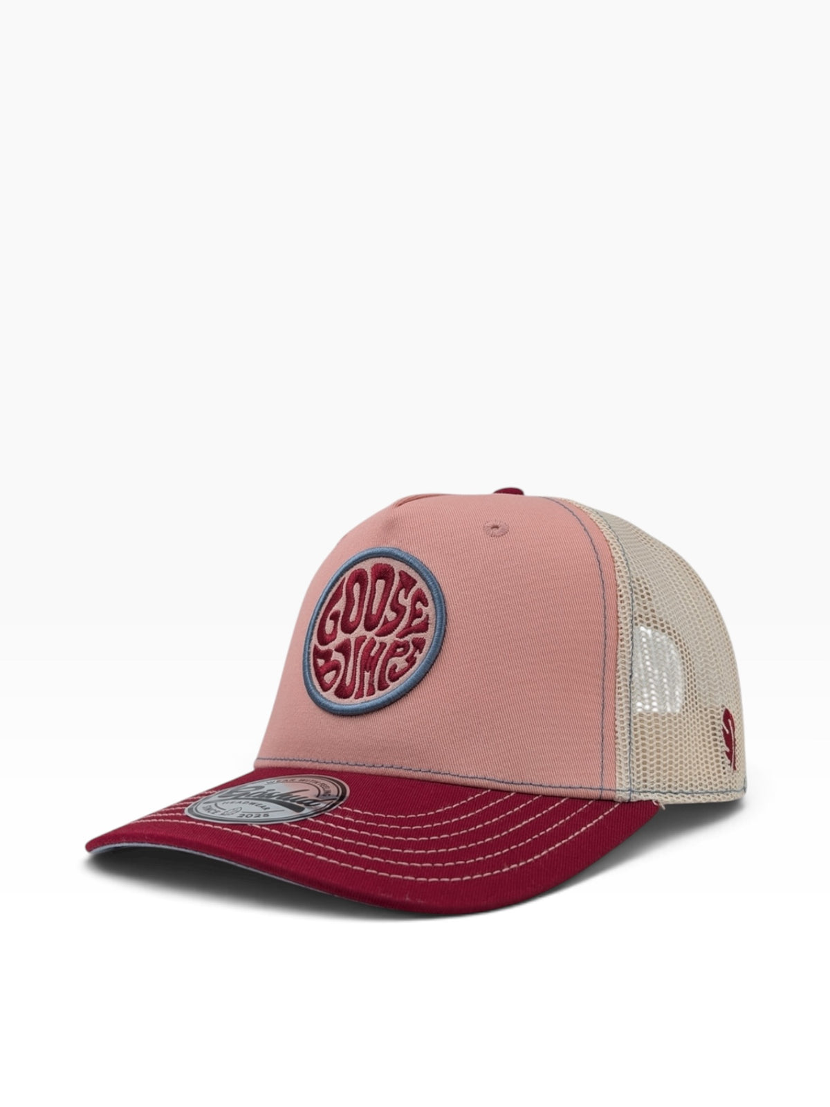 Gåshud Goosebumps A-Frame Truckerkeps – Dusty Pink