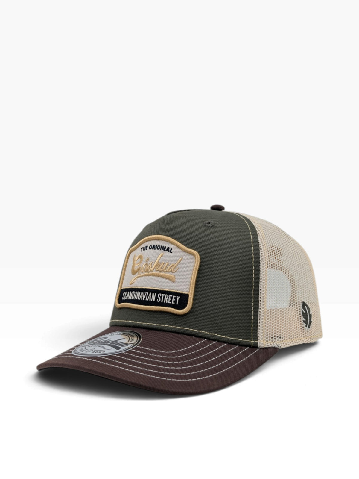 Gåshud Scandinavian Street A-Frame Truckerkeps - Dark Olive