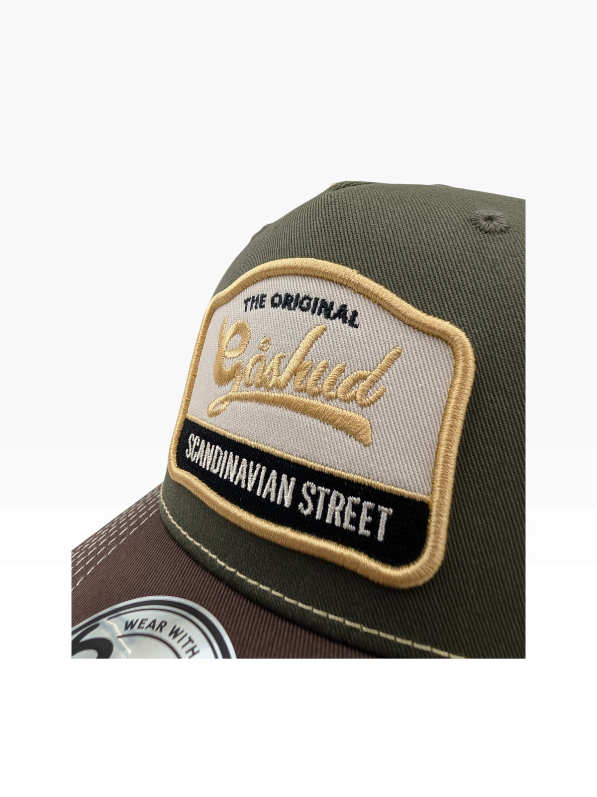Gåshud Scandinavian Street A-Frame Truckerkeps - Dark Olive