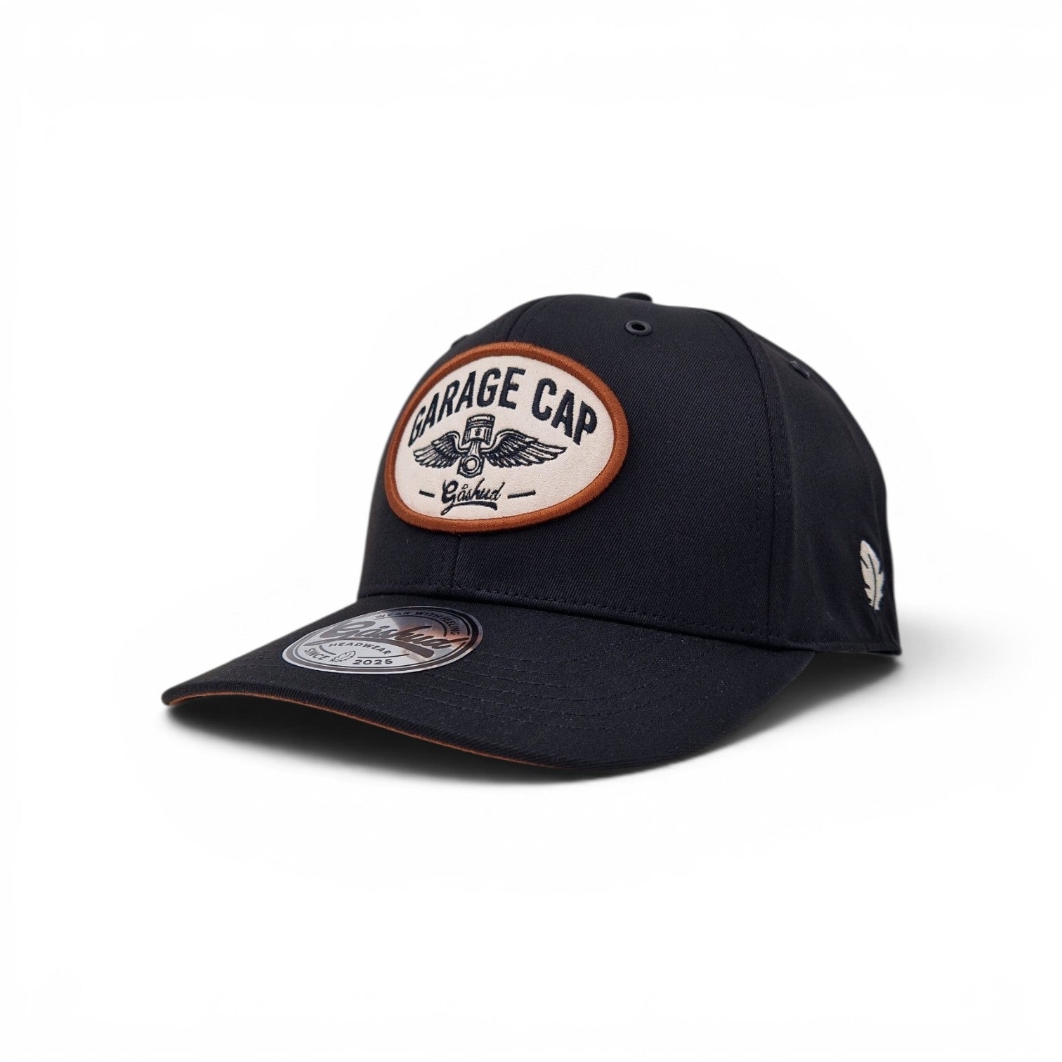 Gåshud Garage Cap Baseballkeps i stretch – framifrån