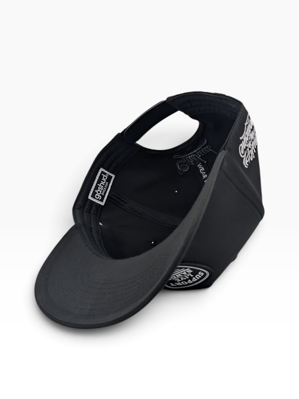 Gåshud Support live bands A-Frame Snapback Keps – Stretch
