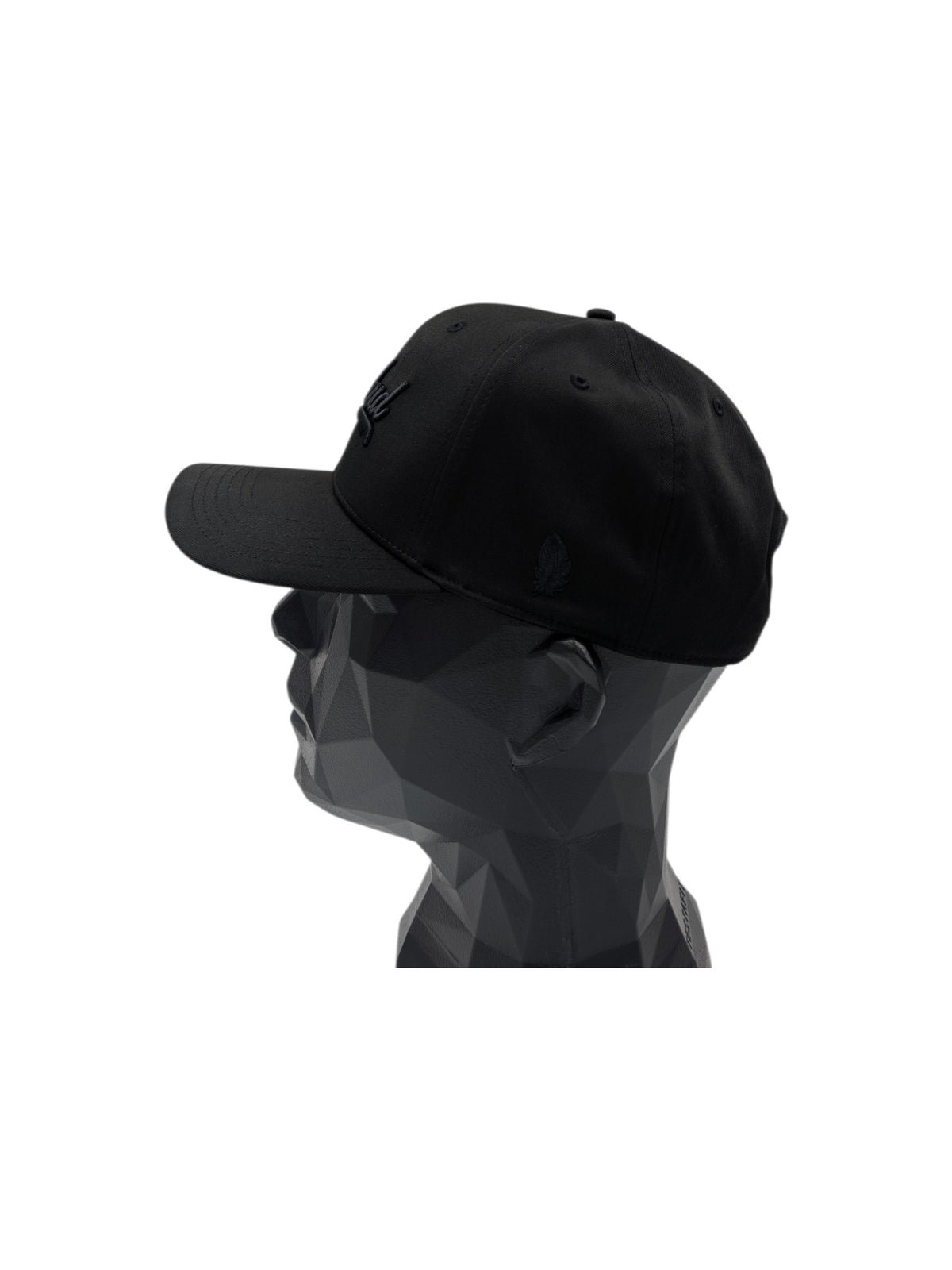 Gåshud Original Script Baseballkeps – High Crown Stretch Black Edition