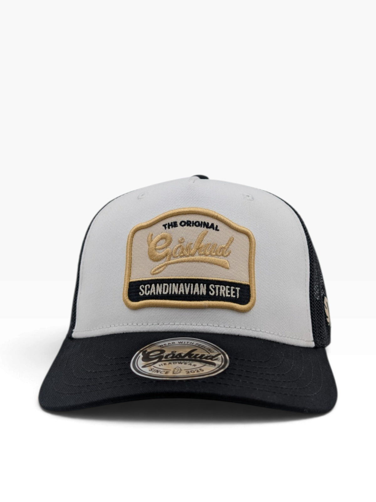 Gåshud Scandinavian Street A-Frame Truckerkeps - Black/White