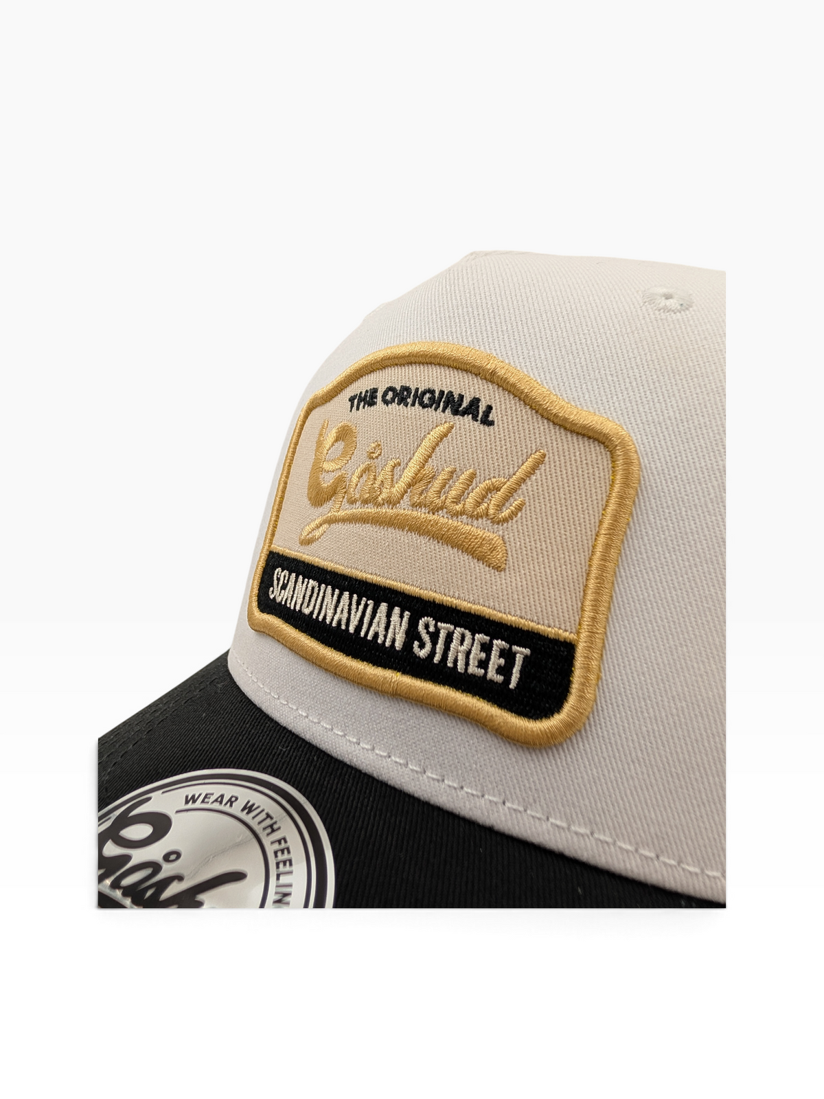 Gåshud Scandinavian Street A-Frame Truckerkeps - Black/White